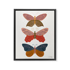 Tattooed Butterflies - Desert Framed Canvas Print Gallery Image 8