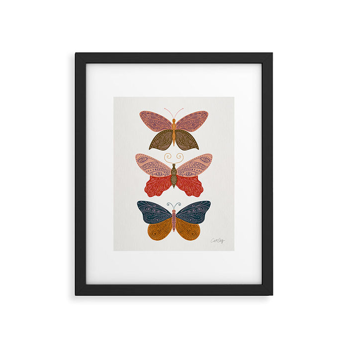 Tattooed Butterflies - Desert Framed Art Print Gallery Image 1