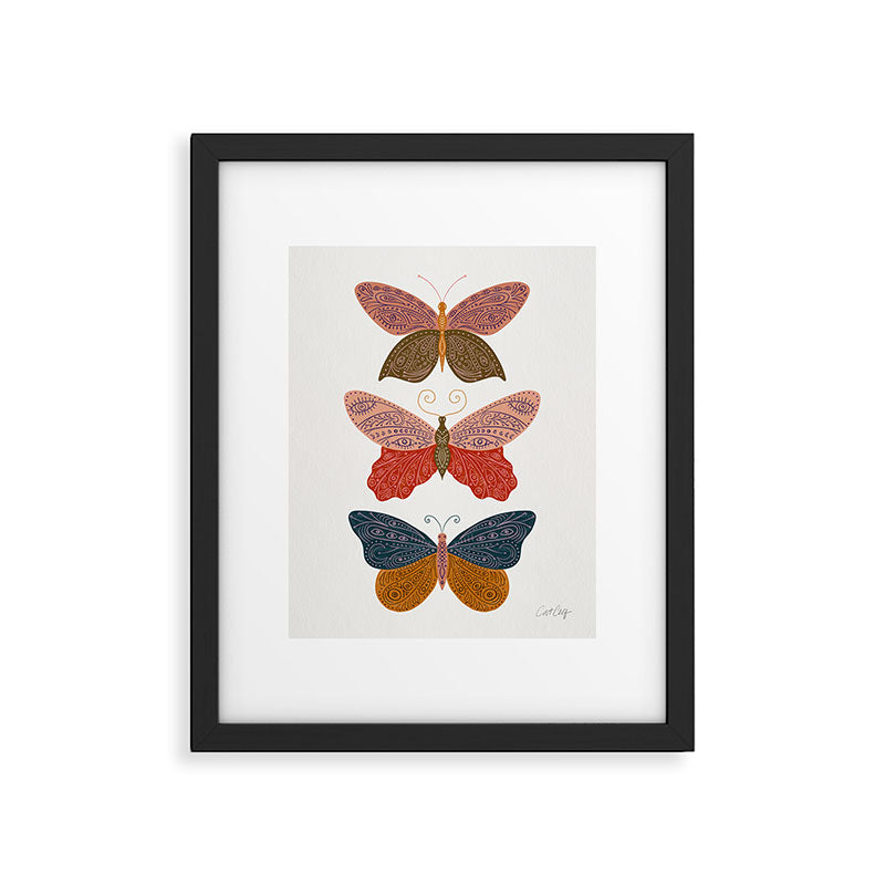 Tattooed Butterflies - Desert Framed Art Print Gallery Image 6
