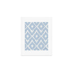 Textile Diamonds - Powder Blue  Art Print Gallery Image 1