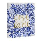 That's Life â Gold & Blue Canvas Print Gallery Image 8