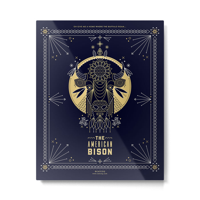 The American Bison Metal Print Gallery Image 1