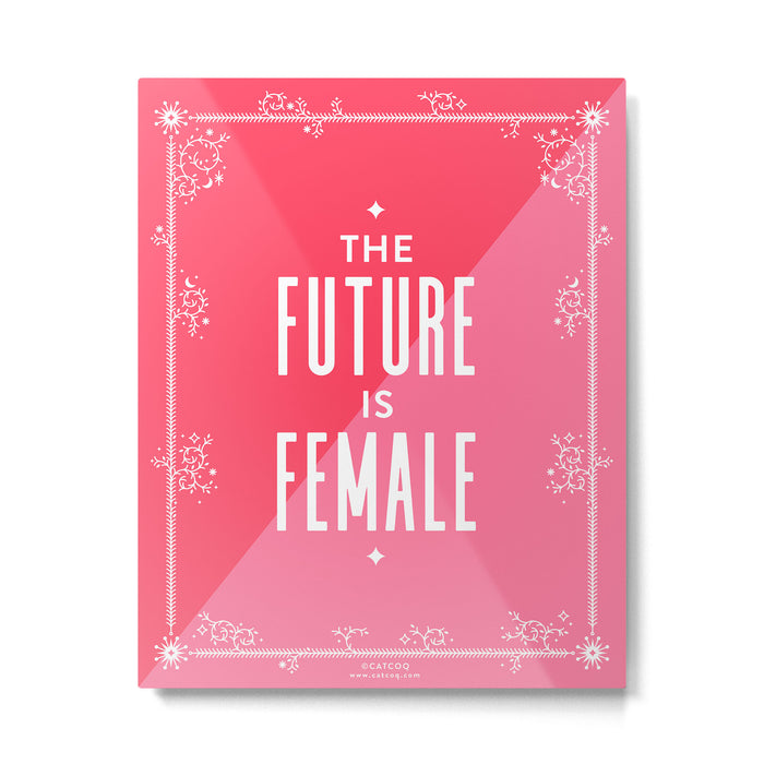 The Future is Female Metal Print Gallery Image 1