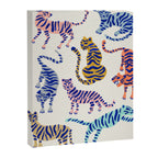 Tiger Collection - Indigo Palett Canvas Print Gallery Image 8