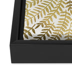 Treat Yo Self - Gold Framed Canvas Print Gallery Image 3