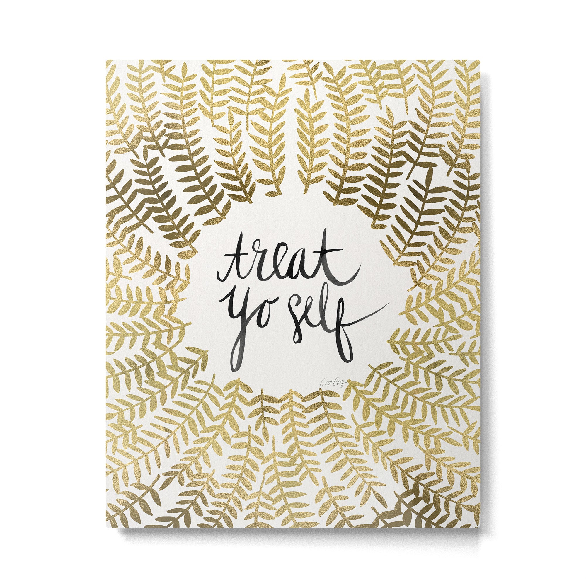 Treat Yo Self - Gold Metal Print Gallery Image 6
