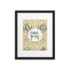 Treat Yo Self - Gold Framed Art Print Gallery Image 4