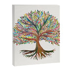 Tree of Life Watercolor - Rainbow Palette Canvas Print Gallery Image 6