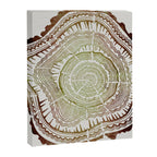 Tree Rings - Watercolor Ombre Canvas Print Gallery Image 8