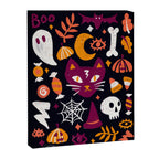 Trick or Treat Yourself - Charcoal Canvas Print Gallery Image 8