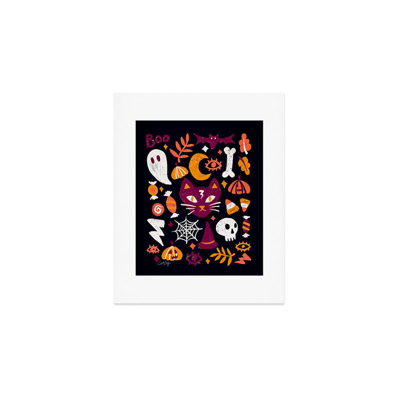 Trick or Treat Yourself - Charcoal Art Print Gallery Image 1