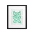 Tropical Banana Leaves - Mint Palette Framed Art Print Gallery Image 6