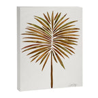 Tropical Fan Palm - Sepia Canvas Print Gallery Image 8