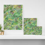 Tropical Green Canvas Print Gallery Image 3