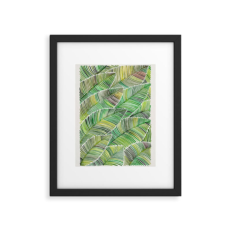Tropical Green Framed Art Print Gallery Image 4