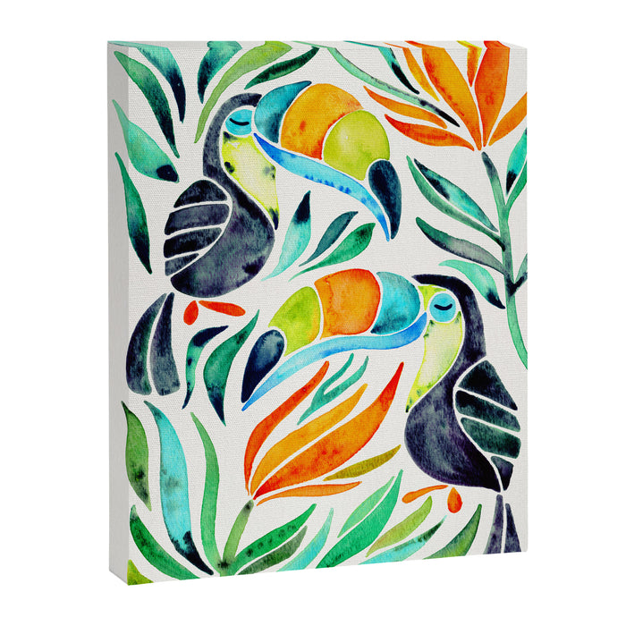 Tropical Toucans Canvas Print Gallery Image 1