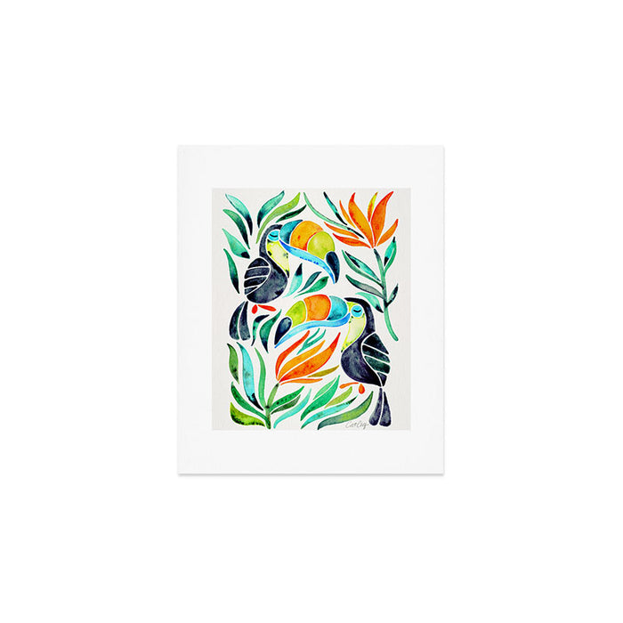 Tropical Toucans Art Print Gallery Image 1