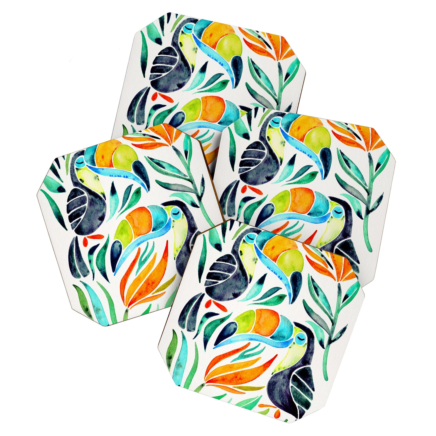 Tropical Toucans Coaster Gallery Image 1