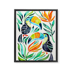 Tropical Toucans Framed Canvas Print Gallery Image 8