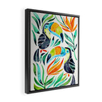 Tropical Toucans Framed Canvas Print Gallery Image 2
