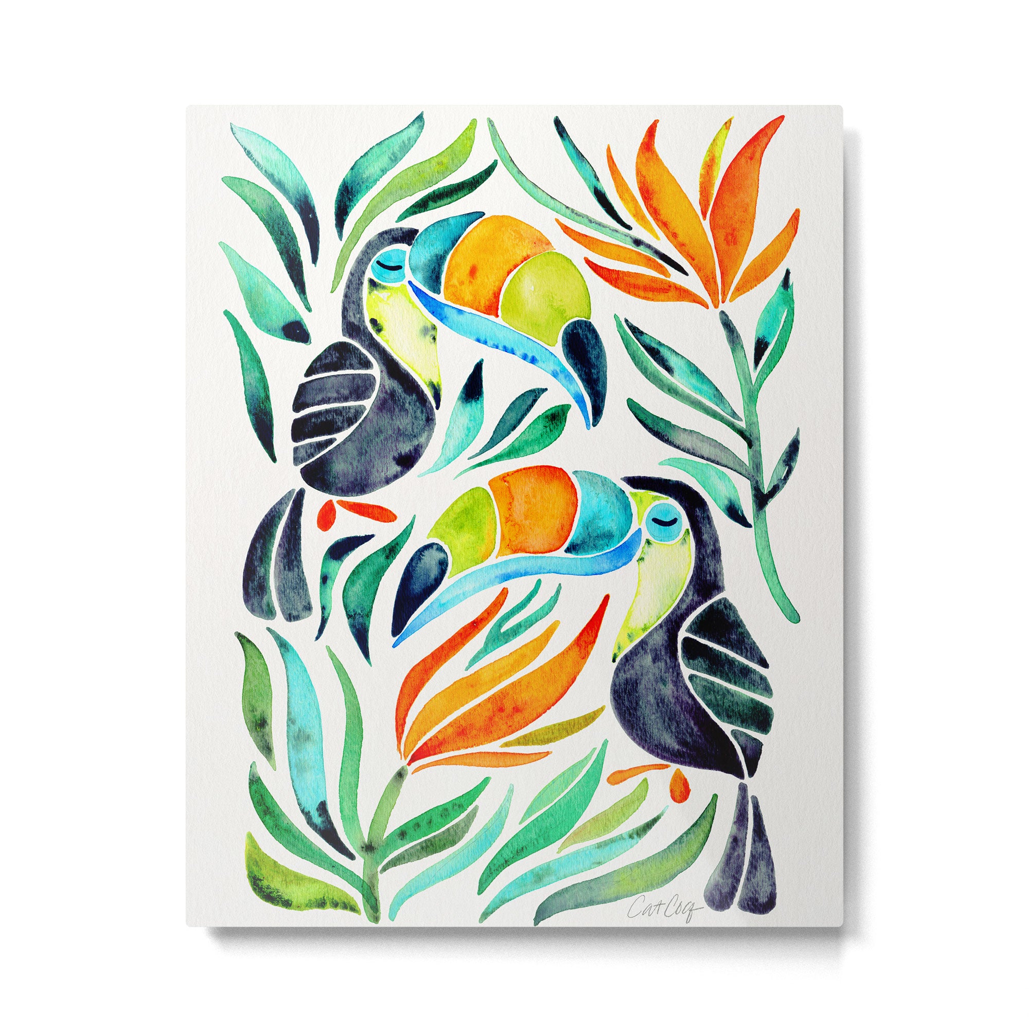 Tropical Toucans Metal Print Gallery Image 6
