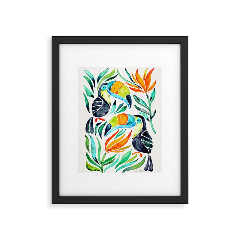 Tropical Toucans Framed Art Print Gallery Image 6