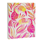 Tropical Toucans - Pink & Melon OmbrÃ© Canvas Print Gallery Image 8