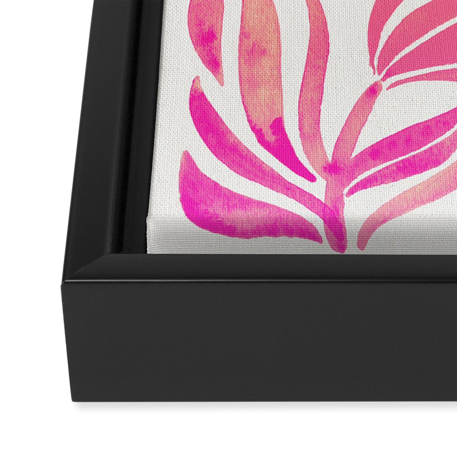 Tropical Toucans - Pink OmbrÃ© Palette Framed Canvas Print Gallery Image 3