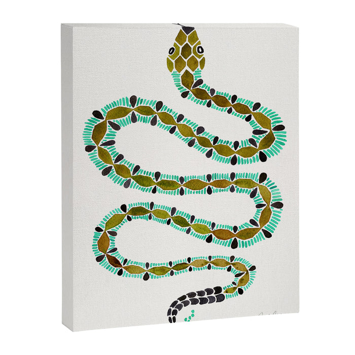 Turquoise Serpent Canvas Print Gallery Image 1