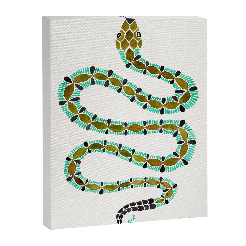 Turquoise Serpent Canvas Print Gallery Image 6