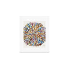 Watercolor Burst - Retro Palette Art Print Gallery Image 1