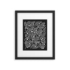 White Olive Branches Framed Art Print Gallery Image 4