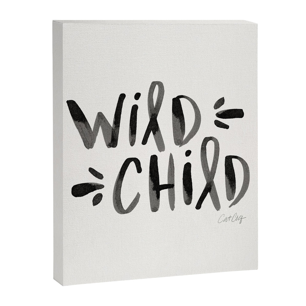 Wild Child - Black Canvas Print Gallery Image 8