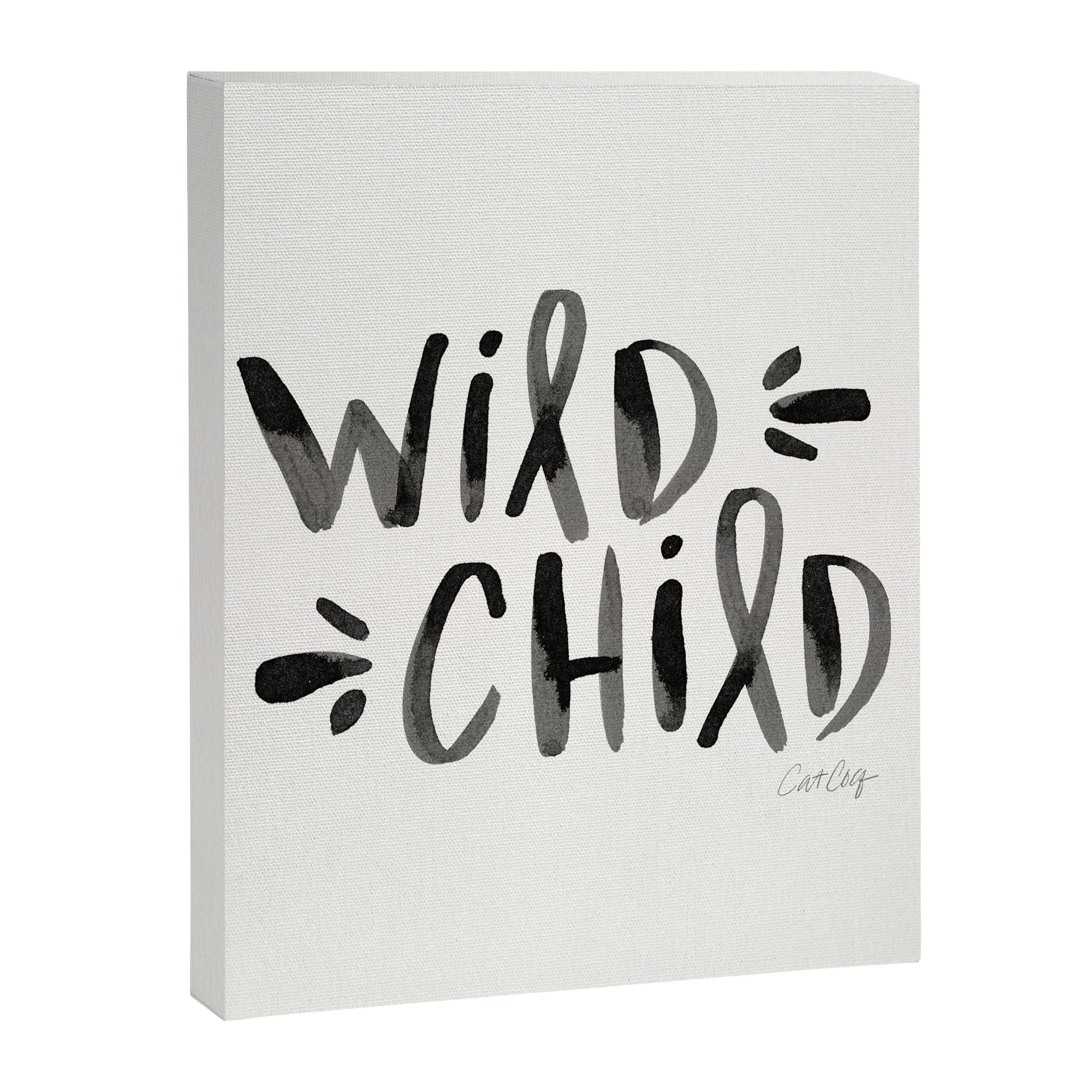 Wild Child - Black Canvas Print Gallery Image 8