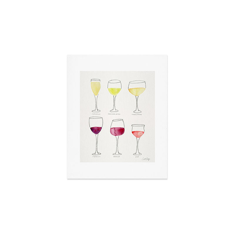 Wine Collection Art Print Gallery Image 1
