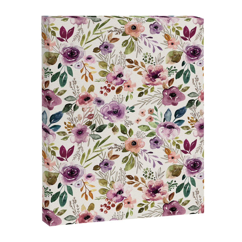 Autumn Amethyst Floral Canvas Print Gallery Image 8
