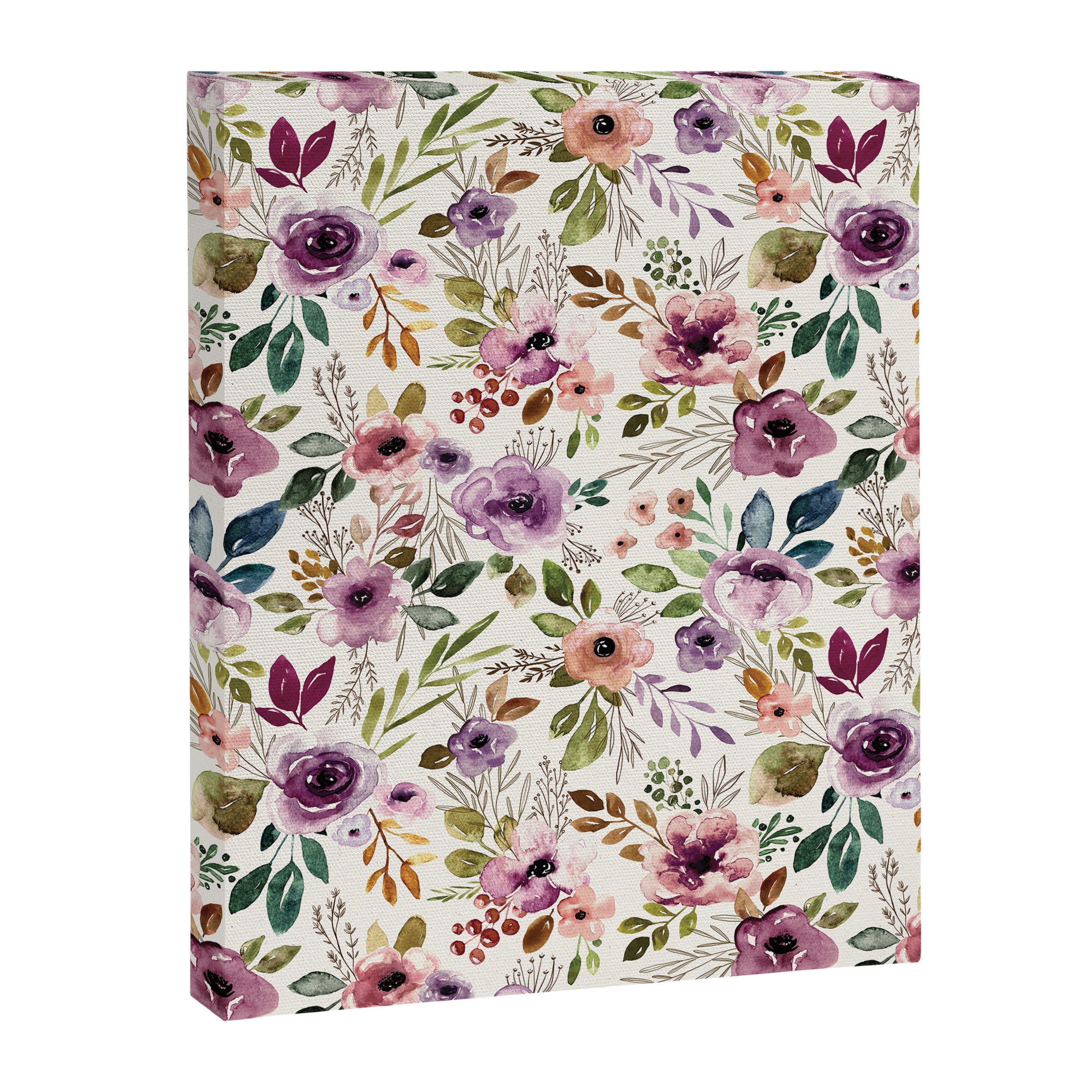 Autumn Amethyst Floral Canvas Print Gallery Image 8