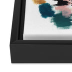 Brush Stroke Abstract Framed Canvas Print Gallery Image 3