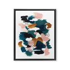 Brush Stroke Abstract Framed Canvas Print Gallery Image 6