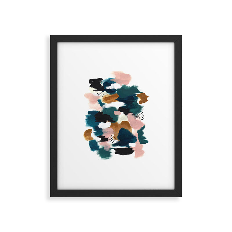 Brush Stroke Abstract Framed Art Print Gallery Image 5