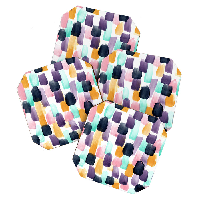 Kaleidoscope, Abstract Painting, Abstract Print, Color Pop, Pattern, Coaster Gallery Image 1