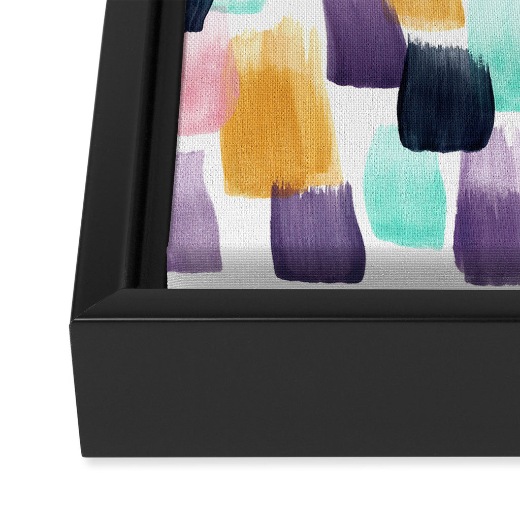 Kaleidoscope, Abstract Painting, Abstract Print, Color Pop, Pattern, Framed Canvas Print Gallery Image 3