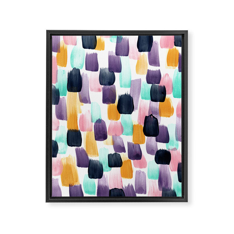 Kaleidoscope, Abstract Painting, Abstract Print, Color Pop, Pattern, Framed Canvas Print Gallery Image 8