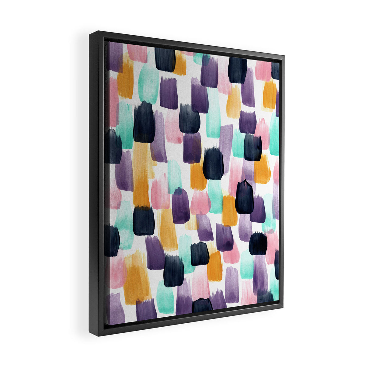 Kaleidoscope, Abstract Painting, Abstract Print, Color Pop, Pattern, Framed Canvas Print Gallery Image 2