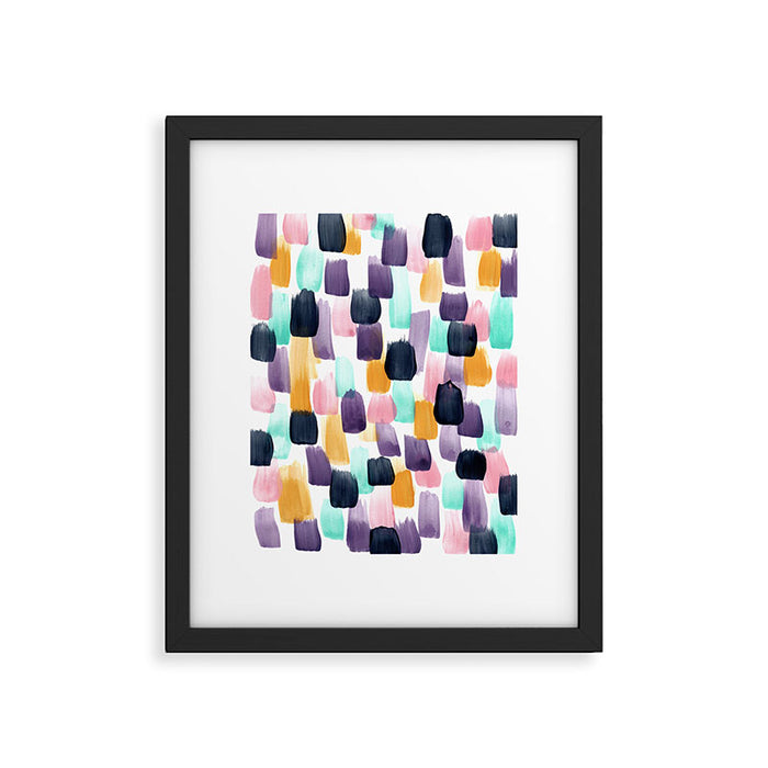 Kaleidoscope, Abstract Painting, Abstract Print, Color Pop, Pattern, Framed Art Print Gallery Image 1