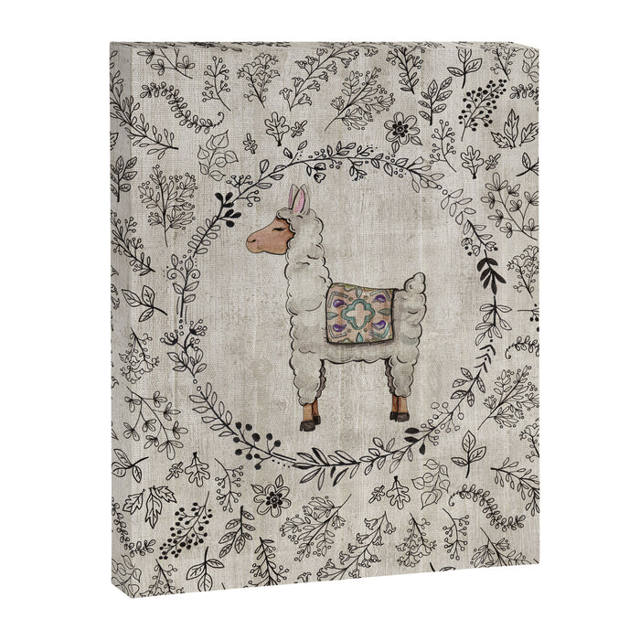 Lala Llama Canvas Print Gallery Image 1