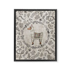 Lala Llama Framed Canvas Print Gallery Image 8