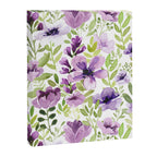 Watercolor/Ink Purple Floral Painting Canvas Print Gallery Image 8