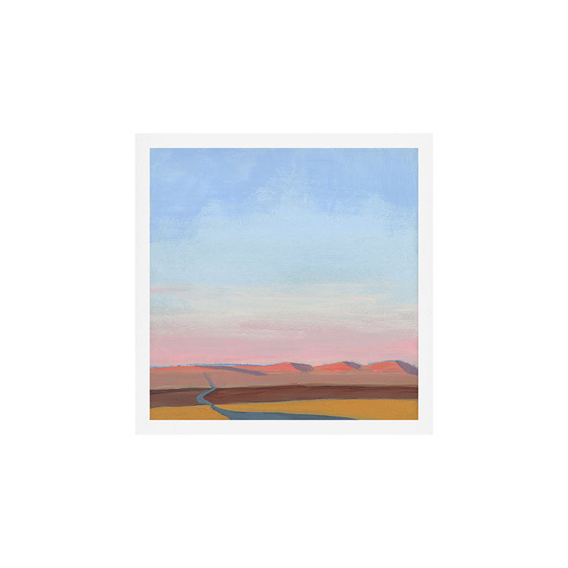 Calming mountain evening scene - Back Way to Wallowa 4 Art Print Gallery Image 1