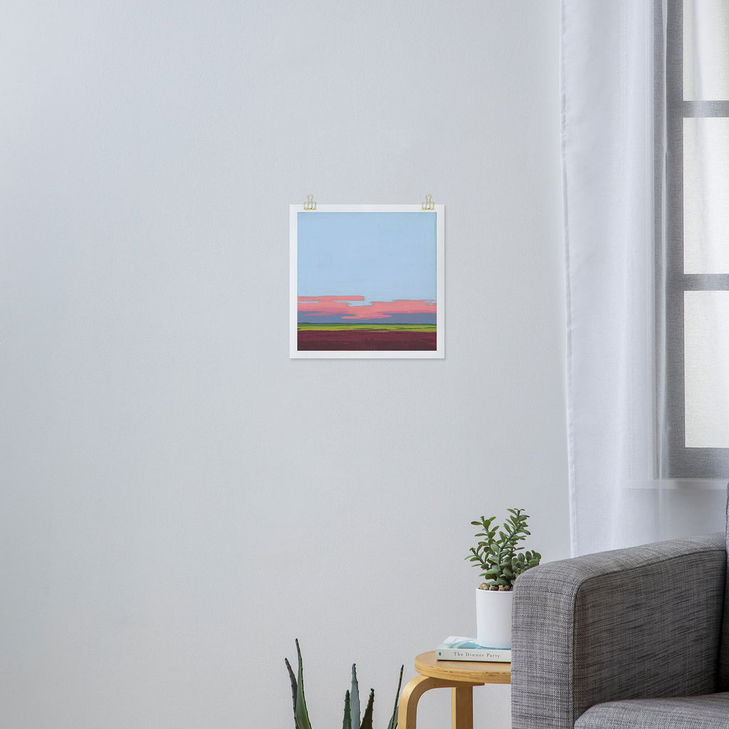 Peaceful, Abstract Sunset - Drummond Sunset 3 Art Print Gallery Image 3